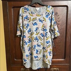 NWOT LuLaRoe Disney Donald Duck T-Shirt